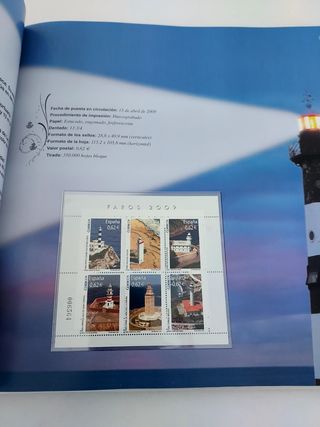 Sellos libro anual servicio filatelico 2009