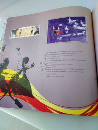 Sellos libro anual servicio filatelico 2009