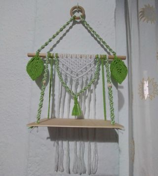 ESTANTE DE MACRAMÉ
