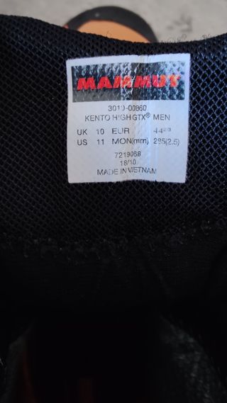 Botas montaña Mammut Kento High GTX men