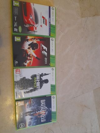 4 juegos de xbox 360