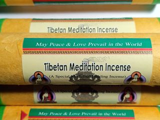 6rotoli Tibetan Meditation Incense e bruciaincenso
