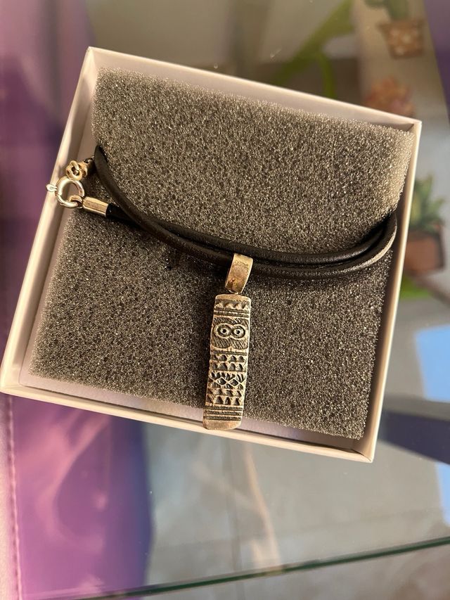 Colgante plata étnico