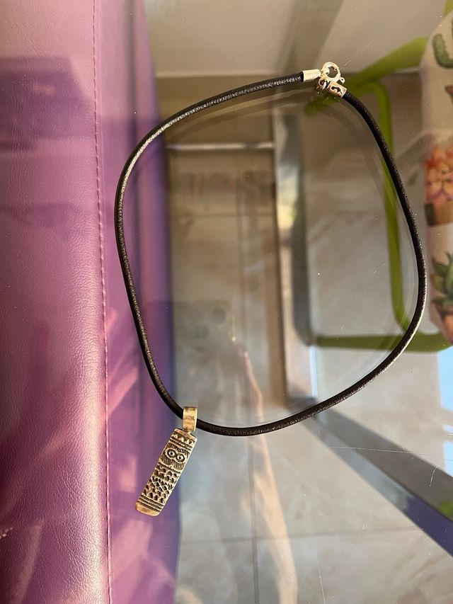 Colgante plata étnico