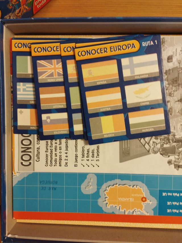 Juego de mesa conocer europa