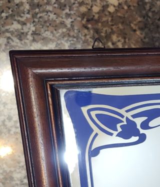 Specchio pubblicitario anni 80 cornice cm60 x 44,5