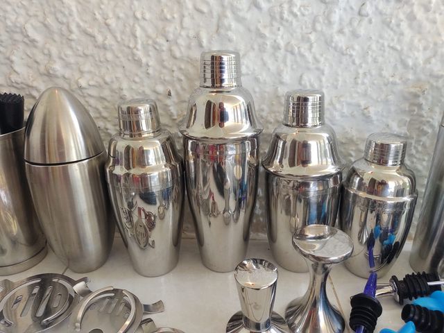 Equipo de coctelería completo
