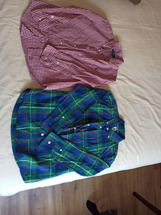 Camisas Ralph Lauren y gap.talla 6-8