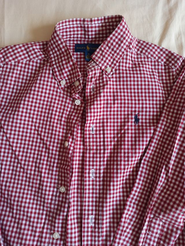 Camisas Ralph Lauren y gap.talla 6-8
