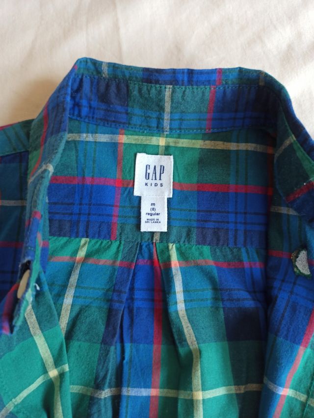 Camisas Ralph Lauren y gap.talla 6-8