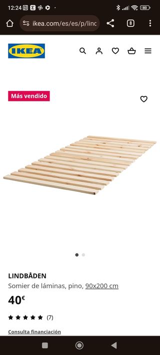 Estructura cama IKEA