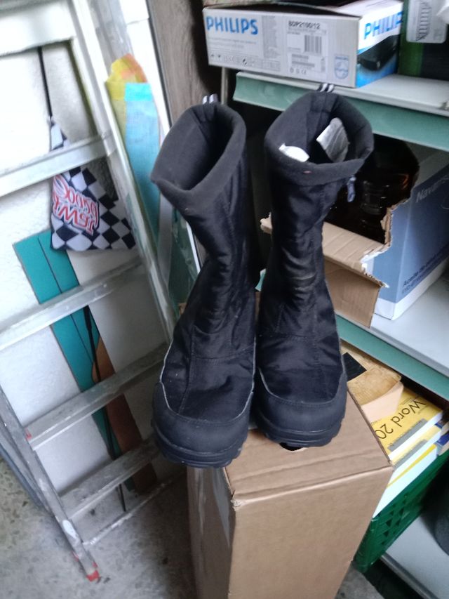 Botas de nieve y preesqui