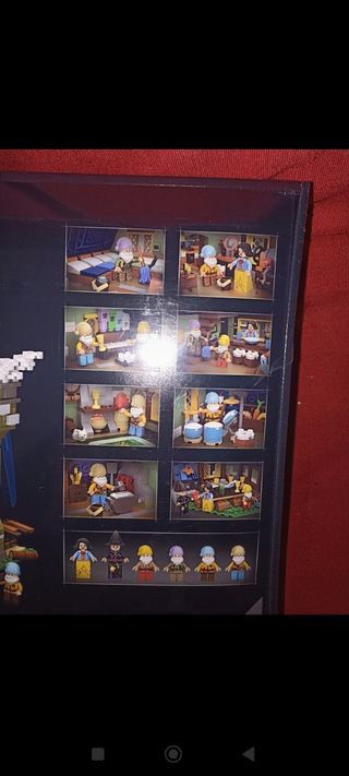 Maqueta construcción casa Disney