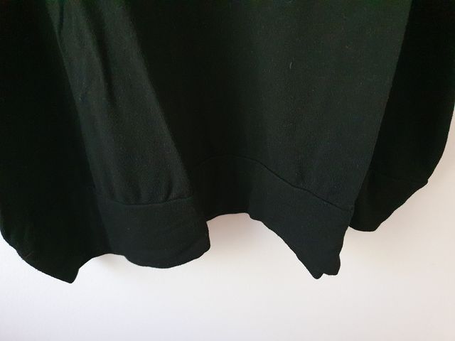 Blusa negra manga 3/4