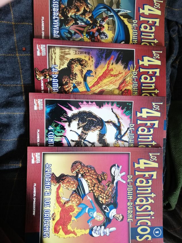 Coleccionable Los 4 Fantasticos 1 a 4