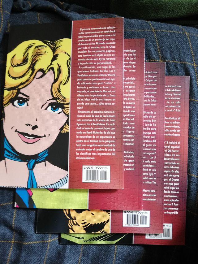 Coleccionable Los 4 Fantasticos 1 a 4