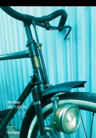 Bicicleta antigua clásica