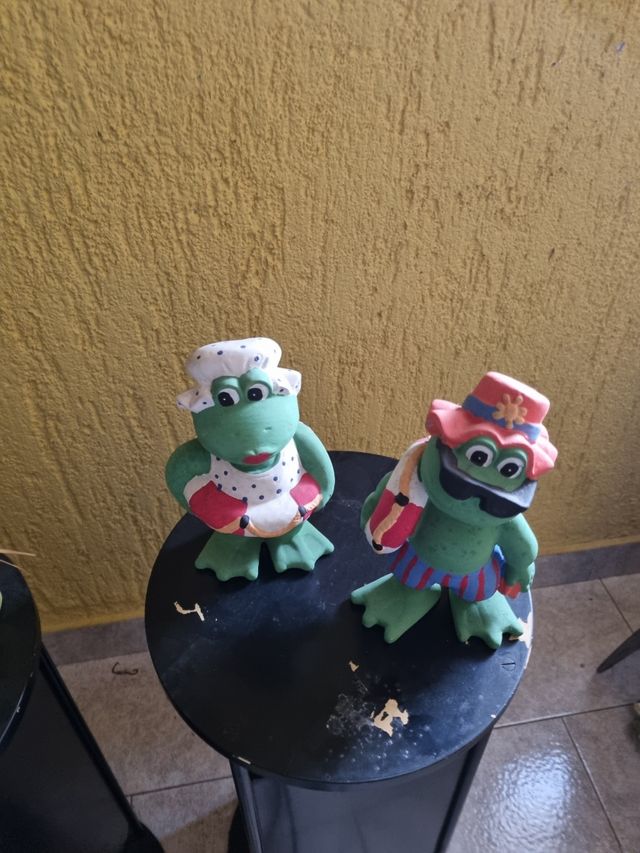 Due rane da giardino