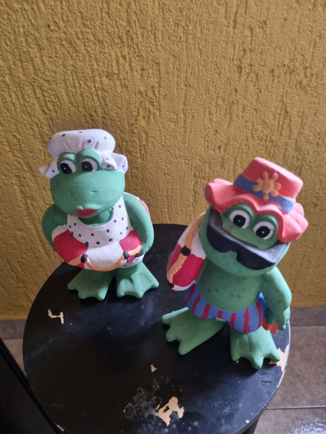 Due rane da giardino