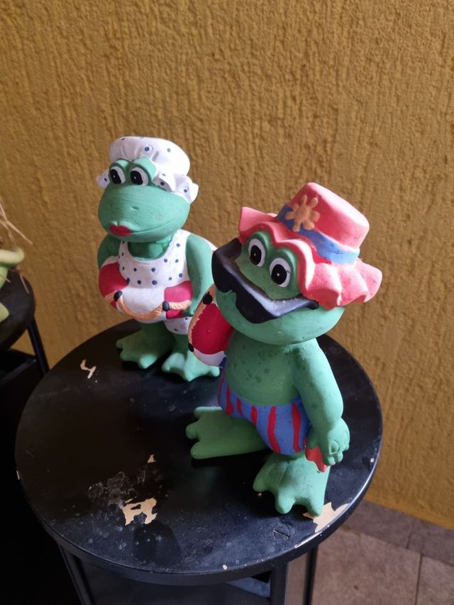 Due rane da giardino