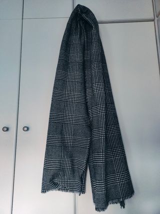 Bufanda estampado de pata de gallo