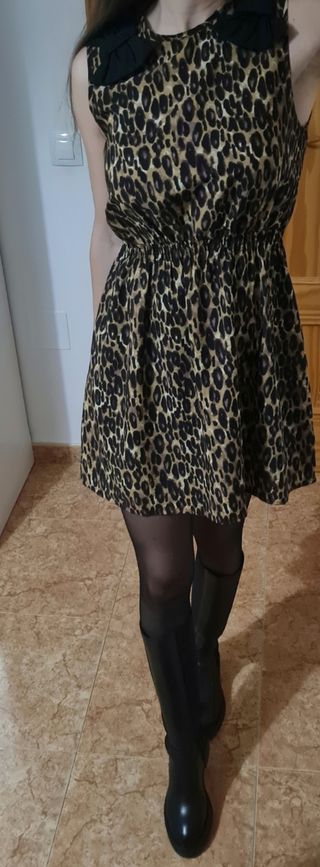 VESTIDO ESTAMPADO LEOPARDO