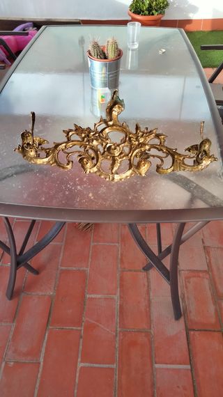 Percha de metal/latón vintage