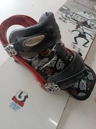 TABLA SNOW & FIJACIONES BURTON 