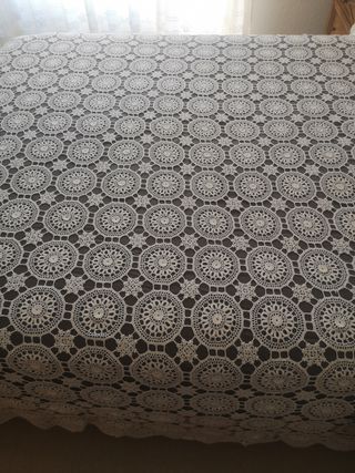 Colcha croché hecha a mano