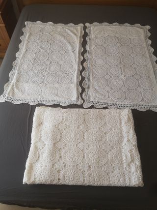 Colcha croché hecha a mano