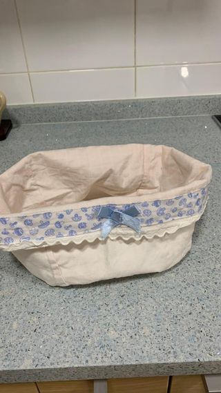 Mueble Auxiliar con Cestillos de Mimbre