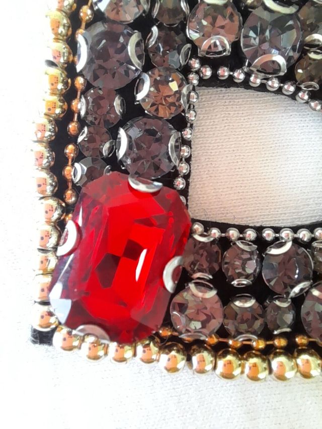 lettera decorativa gioiello strass