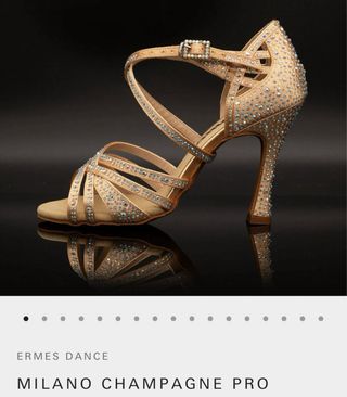 zapatos baile de salón 10 cm talla 41 sin estrenar