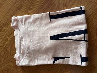 Camiseta Gap rosa algodón