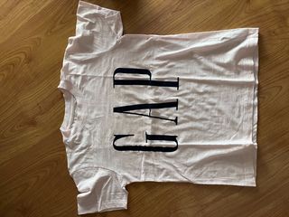 Camiseta Gap rosa algodón