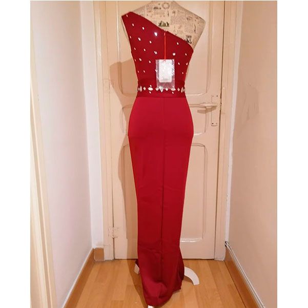 Vestido de fiesta con pedrería