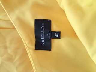 Vestido evento boda comunión amarillo limón EU 46