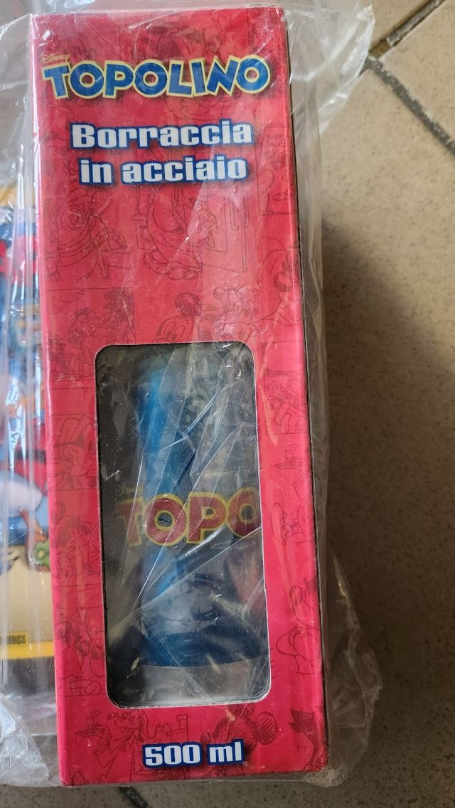Topolino Borraccia in metallo