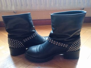 Botines negros mujer