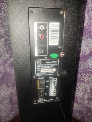 Torre sonido 30w reales