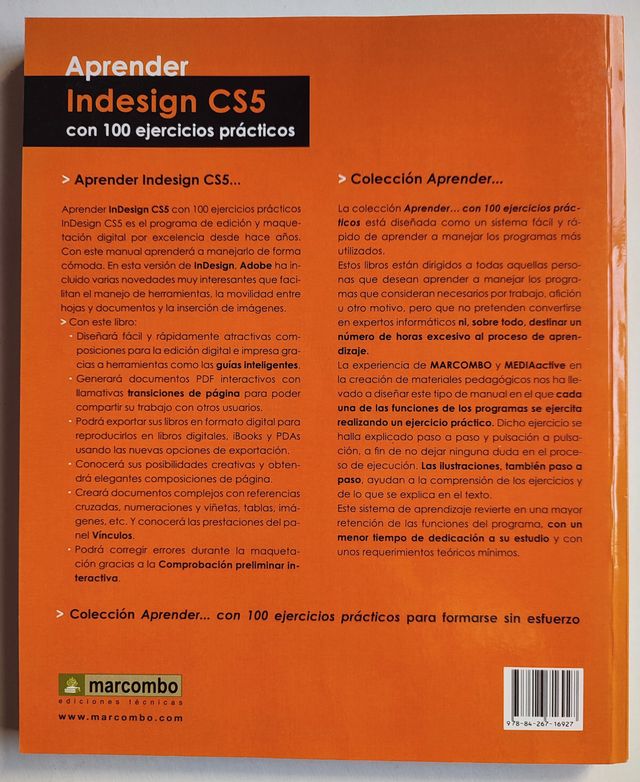 2 manuales de Adobe Photoshop CC e Indesign CS5