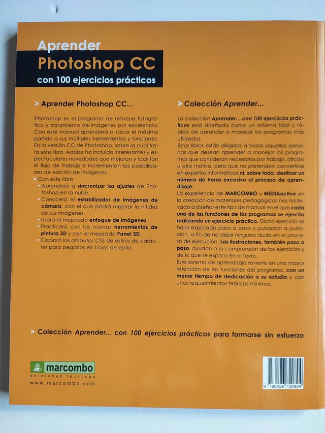 2 manuales de Adobe Photoshop CC e Indesign CS5