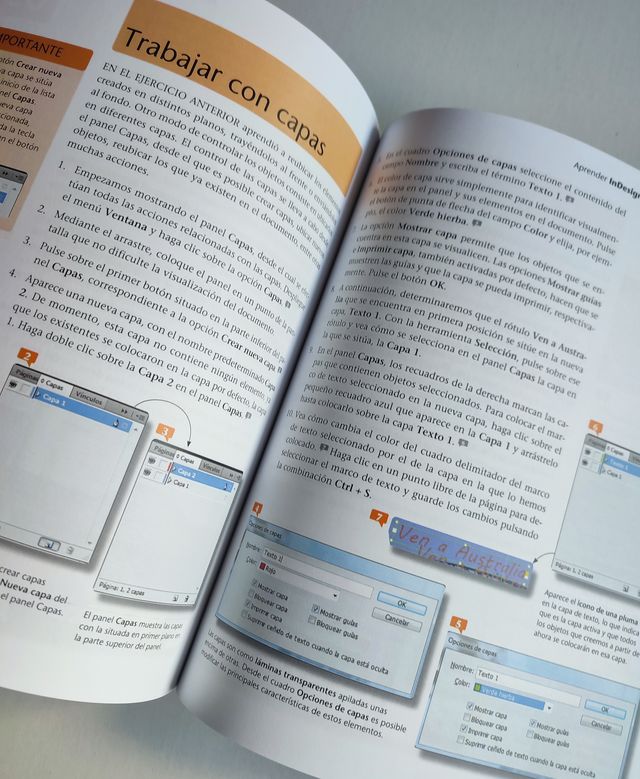 2 manuales de Adobe Photoshop CC e Indesign CS5