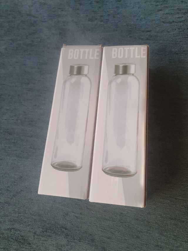 BOTELLA DE CRISTAL 500ML. PARA EL AGUA!!