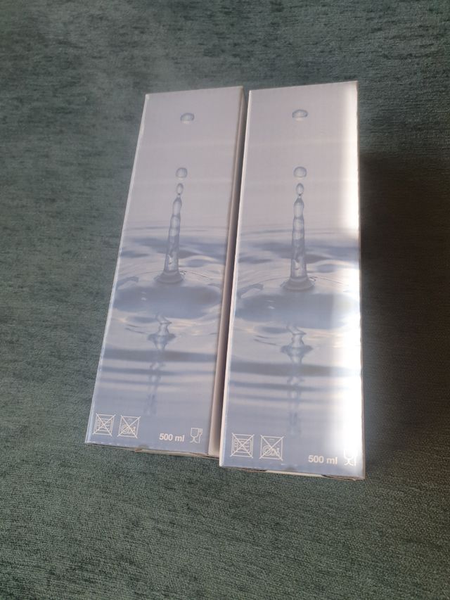 BOTELLA DE CRISTAL 500ML. PARA EL AGUA!!