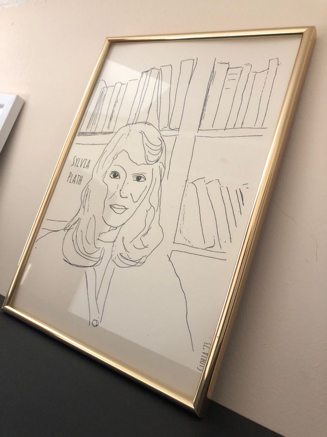 Sylvia Plath Simone Beauvoir Decoración libreria