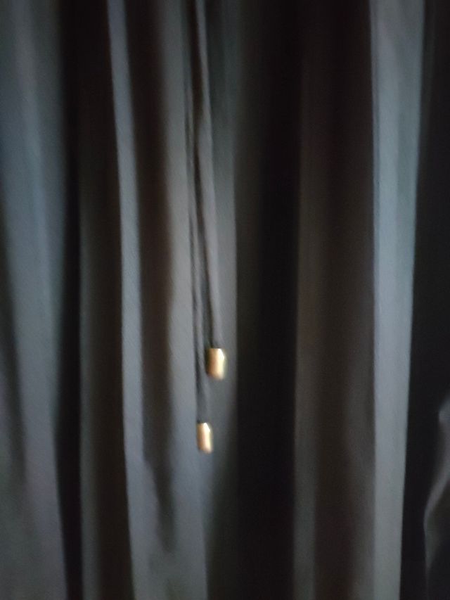 Abito nero plissettato