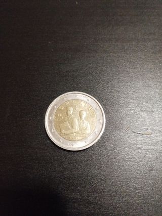 Moneta 2 euro prestazioni sanitarie 
