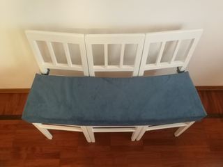 Panca con cuscino sfoderabile