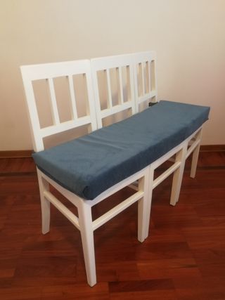 Panca con cuscino sfoderabile